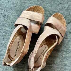 Adrienne Vittadini Sport Beige Sandals